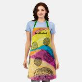 Wonkgarens breien, haakwerk, show schort (Gedragen)