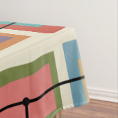 Wonky Deuren Kleinere Multicolored Tafelkleed (Voorbeeld)