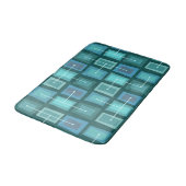 Wonky Doors Smaller Ocean Blue Badmat (Gekanteld)