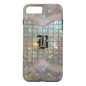 Wonky excitement monogram Case-Mate iPhone case (Achterkant)