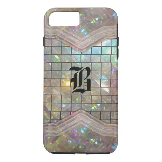 Wonky excitement monogram Case-Mate iPhone case (Achterkant)