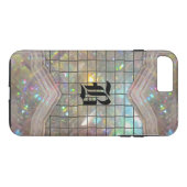 Wonky excitement monogram Case-Mate iPhone case (Achterkant (Horizontaal))
