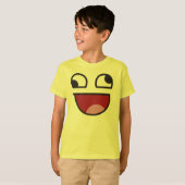 Wonky eye emoji t-shirt (Voorkant volledig)