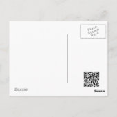 Wonky Happy Birthday Girl 1 jaar oud Briefkaart (Achterkant)