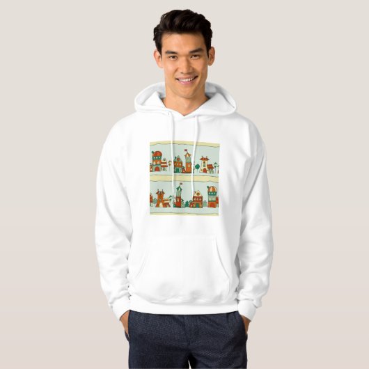 Wonky Houses Hoodie (Voorkant volledig)