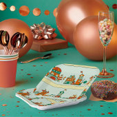 Wonky Houses Papieren Bordje