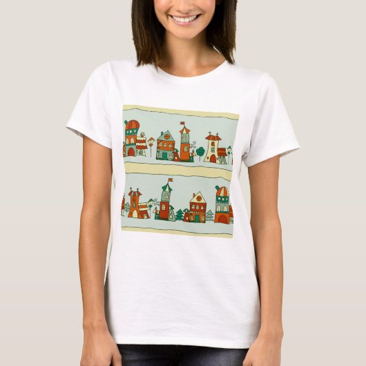 Wonky Houses T-shirt (Voorkant)