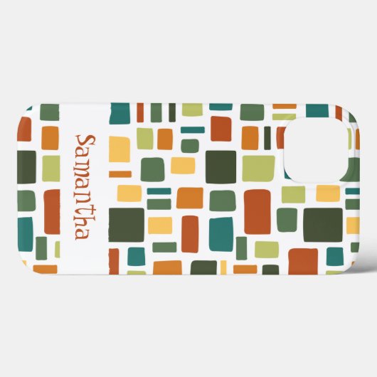 Wonky Squares & Retangs Case-Mate iPhone Case (Achterkant (horizontaal))