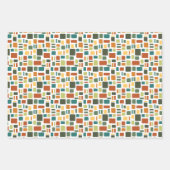 Wonky Squares & Retangs Inpakpapier Vel (Voorkant 2)