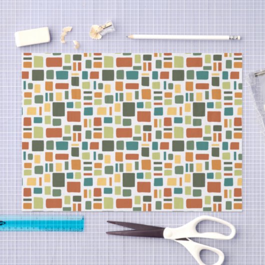 Wonky Squares & Retangs Tissuepapier (Craft)