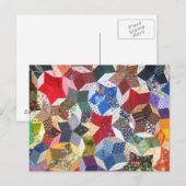 Wonky Star Quilt Briefkaart (Voorkant / Achterkant)