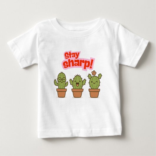 Wonky Zoo Cacti Peuter T-shirt (Voorkant)