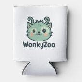 Wonky Zoo Cat Koelbox | Grappig Drink Sleeve Blikjeskoeler (Voorkant)