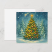 Wonky Zoo Christmas Briefkaart - Kerstboom (Voorkant / Achterkant)