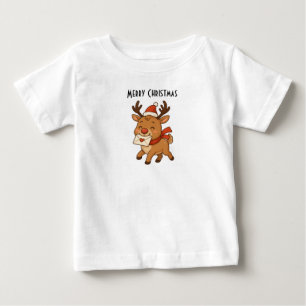 Wonky Zoo Peuter T-Shirt – Mooie Rendier