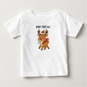Wonky Zoo Toddler T-Shirt – Cute Reindeer (Voorkant)