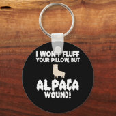 Wont Fluff Pillow, Alpaca Wound Care Sleutelhanger (Voorkant)