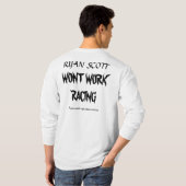 WONT WORK Ryan Scott sig serie bmx shirt (Achterkant volledig)