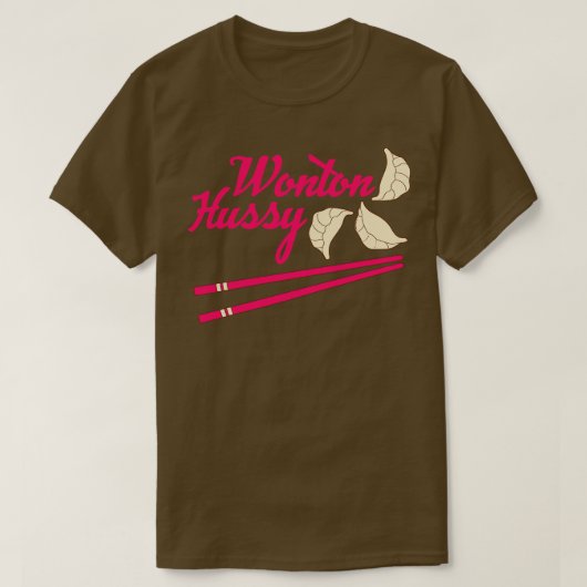 Wonton Hussy T-shirt (Design voorkant)