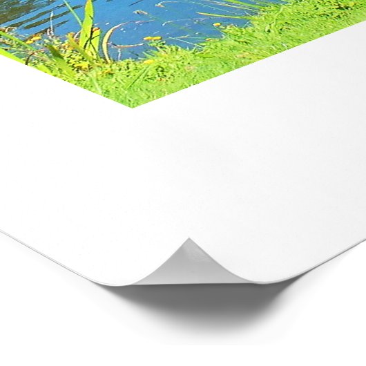 Wonwillige boom en meer poster (Hoek)