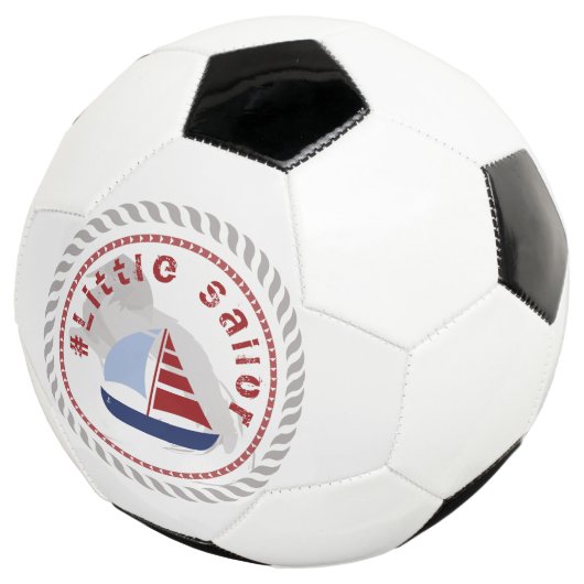 WONZ Limited Little Sailor van Shirt tot Design Voetbal (Drie kwart)