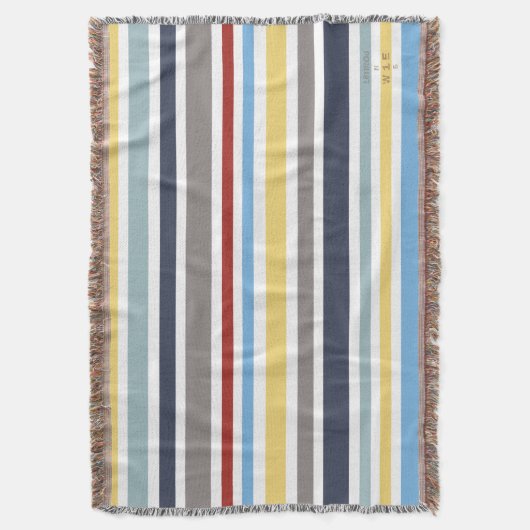 WONZ Limited nautical by Shirt to Design Deken (Voorkant Verticaal)