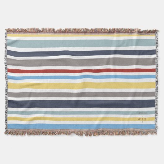 WONZ Limited nautical by Shirt to Design Deken (Voorkant)