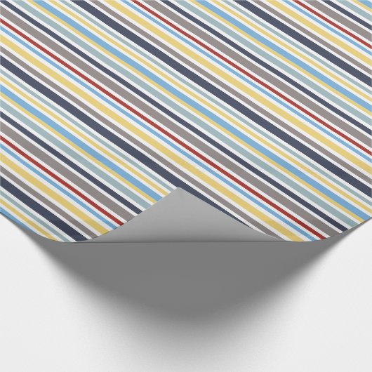 wonz stripes nautical By Shirt to Design Cadeaupapier (Hoek)