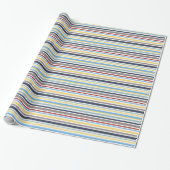 wonz stripes nautical By Shirt to Design Cadeaupapier (Uitgerold)