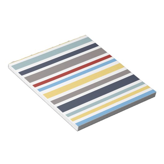 wonz stripes nautical By Shirt to Design Notitieblok (Schuin)