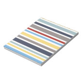 wonz stripes nautical By Shirt to Design Notitieblok (Linkerzijde)