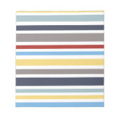 wonz stripes nautical By Shirt to Design Notitieblok (Voorkant)