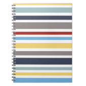 wonz stripes nautical By Shirt to Design Notitieboek (Voorkant)