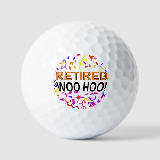 Woo Hoo Confetti Golfballen (Voorkant)