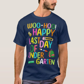 woo-hoo! Fijne laatste dag van de Kindergarten Fun T-shirt