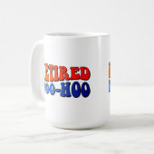 Woo Hoo Groovy Tekst in ruste Koffiemok (Voorkant links)