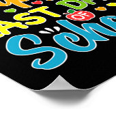 Woo Hoo Happy Last Day Fun Teacher Poster (Hoek)