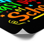 Woo Hoo Happy Last Day Fun Teacher Poster (Hoek)