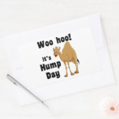 Woo hoo! Het is een bulpdag Rechthoekige Sticker (Envelop)