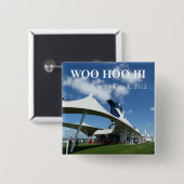Woo Hoo III pin Vierkante Button 5,1 Cm (Voorkant /achterkant)