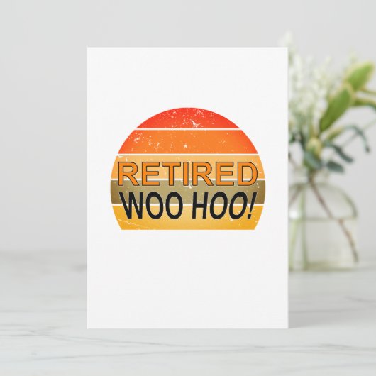 Woo Hoo, in ruste, met zonnemagneet Kaart (Staand voorkant)