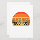 Woo Hoo, in ruste, met zonnemagneet Kaart (Voorkant / Achterkant)
