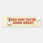 WOO HOO! JE DOET GROOT! Sandra Boynton Bumpersticker (Voorkant)