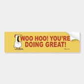 WOO HOO! JE DOET GROOT! Sandra Boynton Bumpersticker (Voorkant)