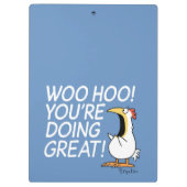 WOO HOO! JE DOET GROOT! Sandra Boynton Klembord (Achterkant)