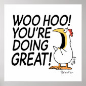 WOO HOO! JE DOET GROOT! Sandra Boynton Poster (Voorkant)