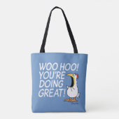 WOO HOO! JE DOET GROOT! Sandra Boynton Tote Bag (Achterkant)