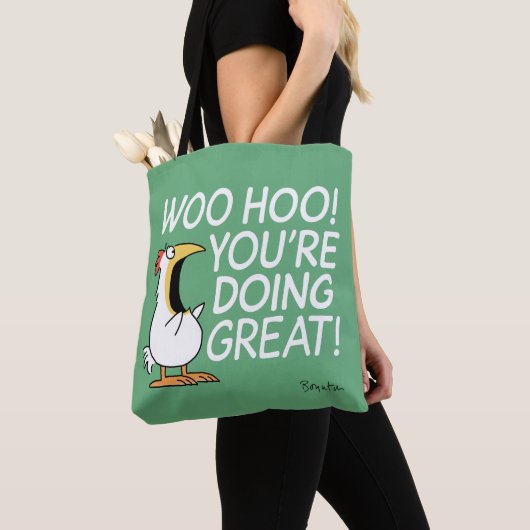 WOO HOO! JE DOET GROOT! Sandra Boynton Tote Bag (Dichtbij)