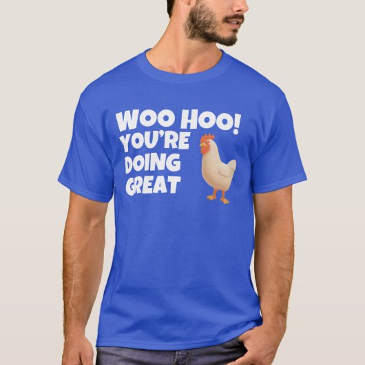 WOO HOO JE DOET HET GEWELDIG Sandra Boynton T-shir T-shirt (Voorkant)