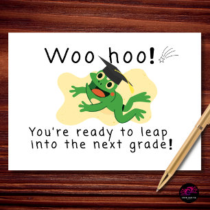 Woo Hoo Spring naar de Volgende Klas Gefeliciteerd Kaart